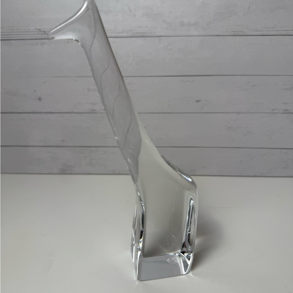 Baccarat France Crystal Giraffe Figurine Sculpture 7.25" Loet Vandereen - Picture 1 of 7